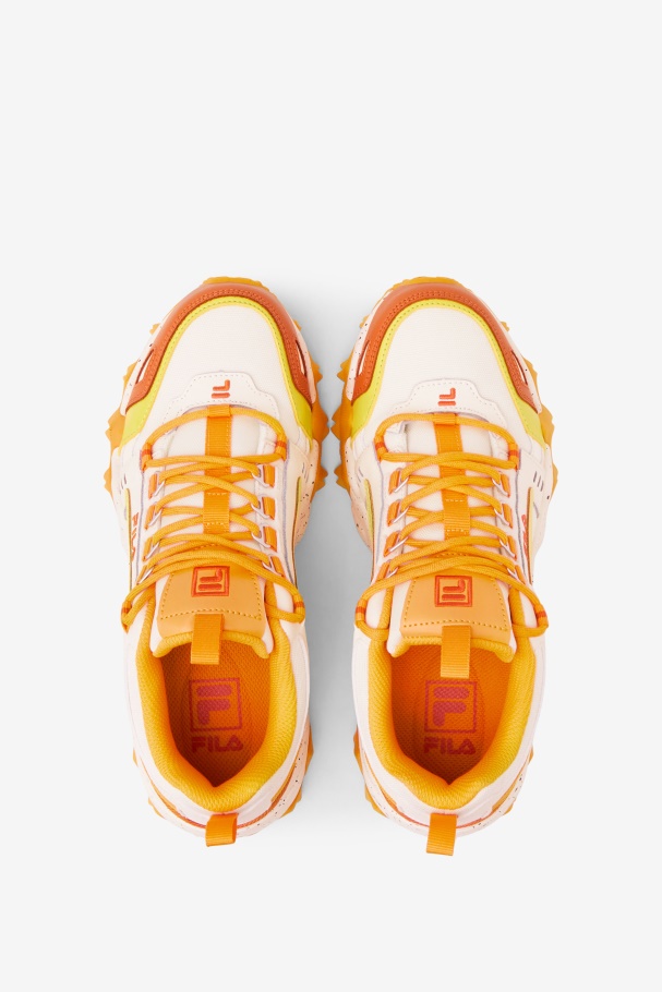 Gardenia/Yellow/Amber Yellow Fila UK Women\'s Oakmont Tr