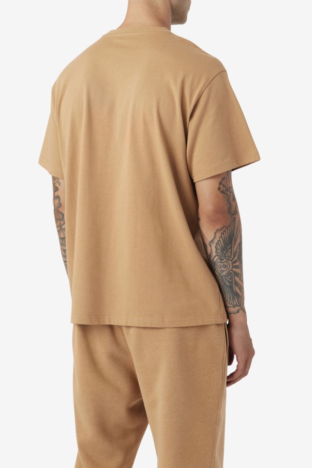 Fila UK 2Pac Patch Tee Tobacco Brown