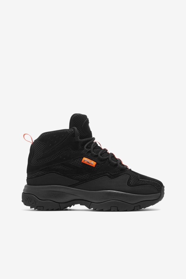 Black Fila UK Women's Ranger Boot