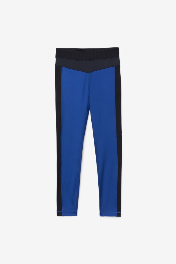 Forza Texture High Waist Legging Navy Peony/Black Fila UK