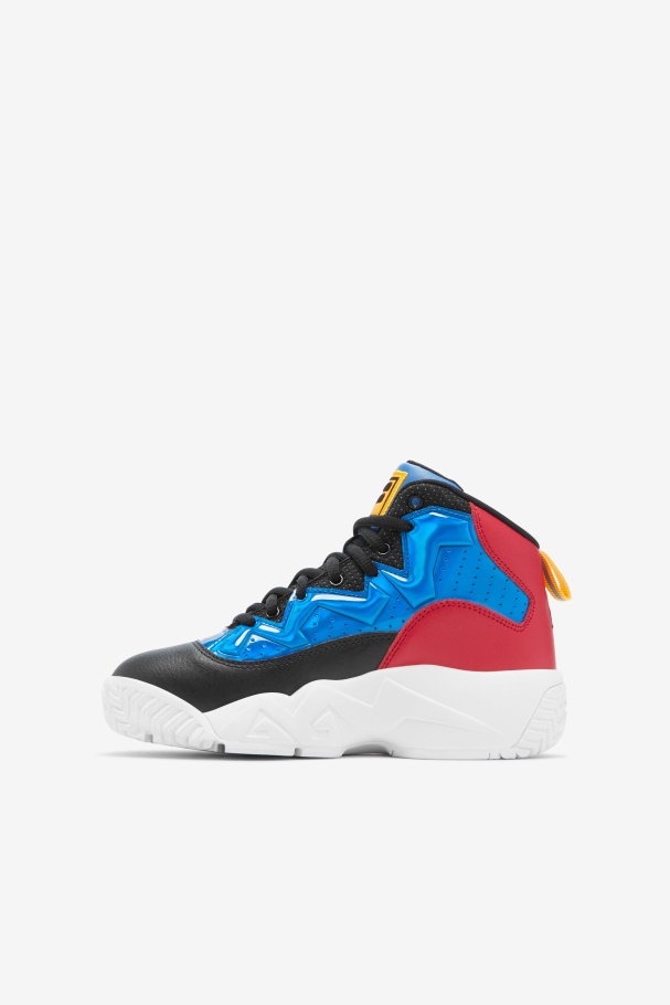 Black/Red/Gold Fila UK Big Kids\' Mb Night Walk
