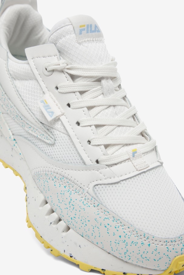 Women\'s Renno N-Generation Green Splatter White/White/Blue Fog Fila UK