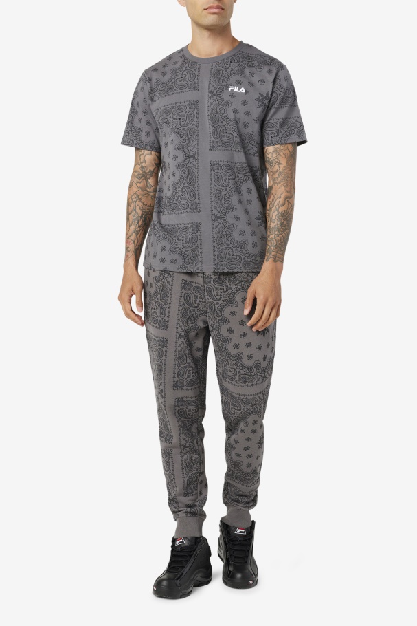 Hemlock Jogger Fila UK Thunderstorm/Bandana Print