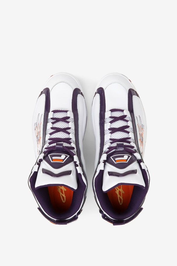 White/Purple Pennant/Orange Fila UK Big Kids\' Grant Hill 2 History