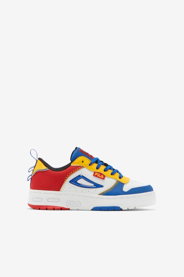 Black/Blue Fila UK Little Kids' Lnx-100 Chain Stitch