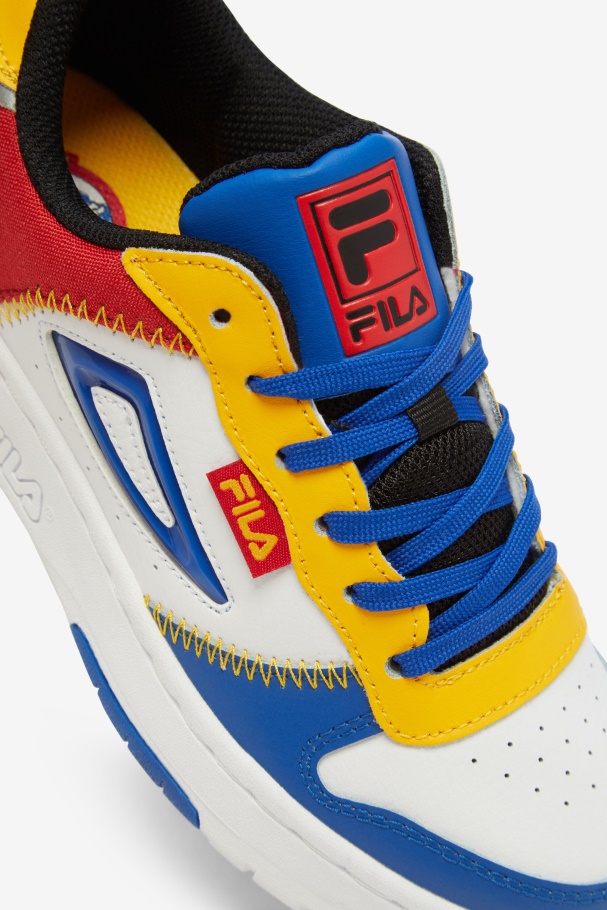 Black/Blue Fila UK Little Kids\' Lnx-100 Chain Stitch