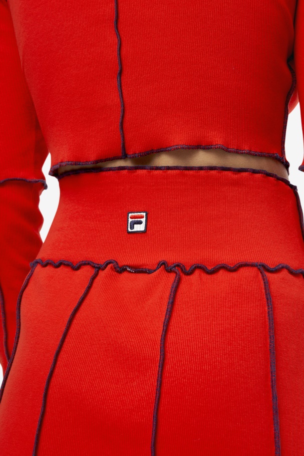 Fila UK Red Mallia Skirt