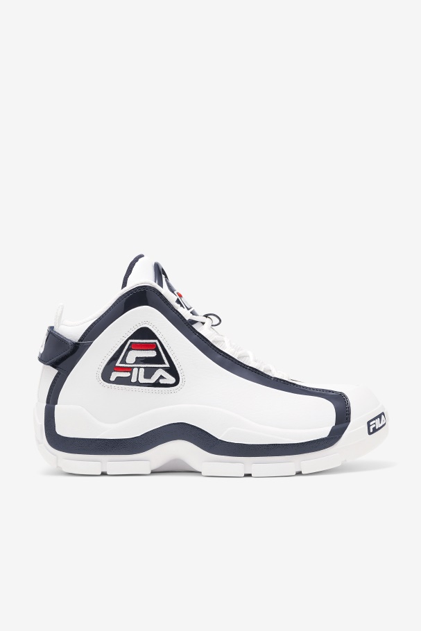 White/Navy/Red Men\'s Grant Hill 2 Fila UK