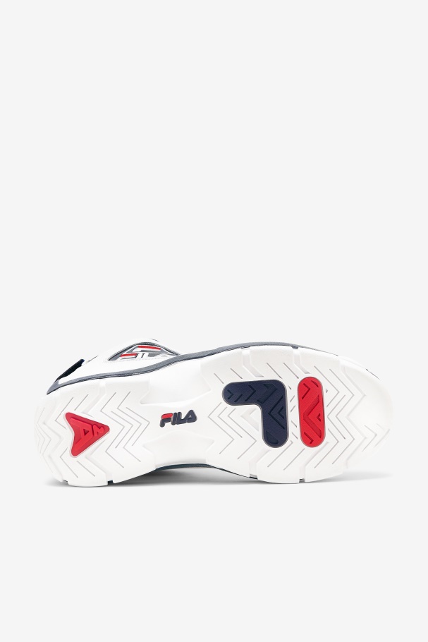 White/Navy/Red Men\'s Grant Hill 2 Fila UK
