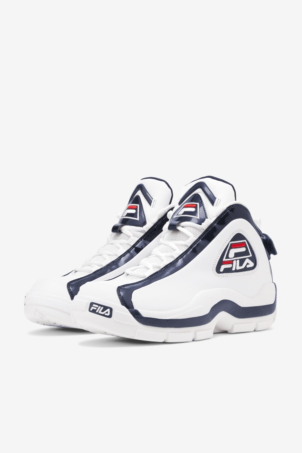 White/Navy/Red Men\'s Grant Hill 2 Fila UK
