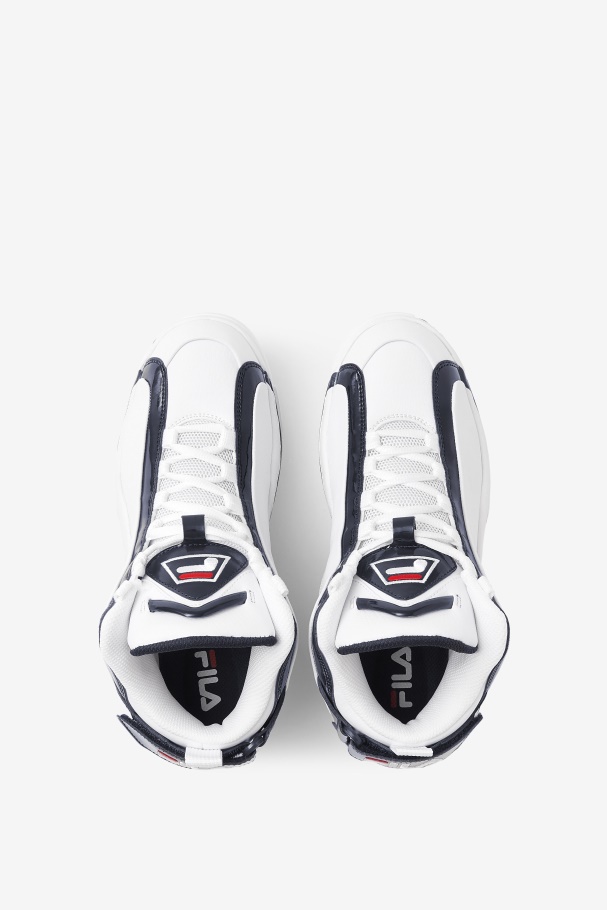 White/Navy/Red Men\'s Grant Hill 2 Fila UK