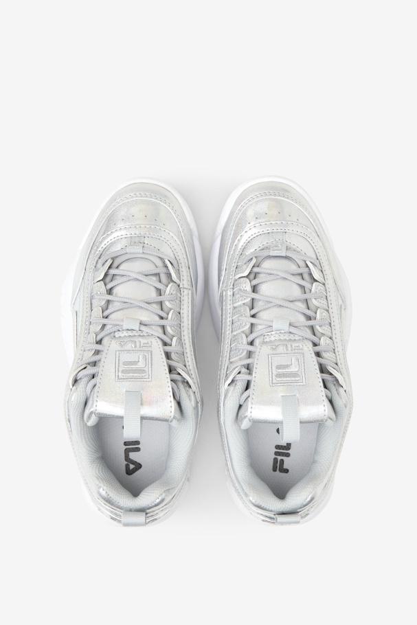 Big Kids\' Disruptor 2 Premium Iri Iridescent Fila UK