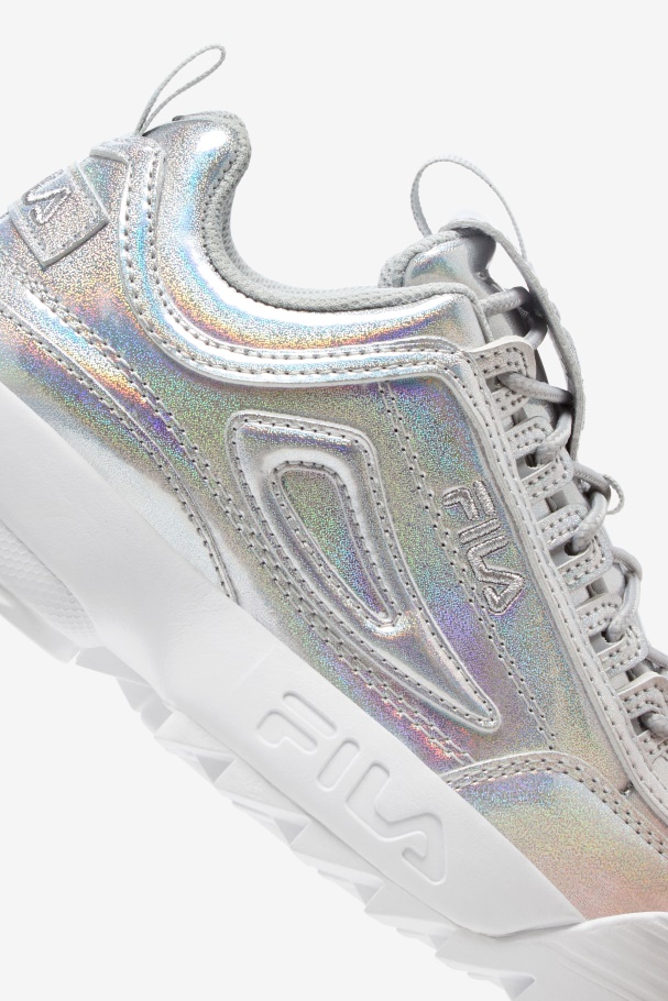 Big Kids\' Disruptor 2 Premium Iri Iridescent Fila UK
