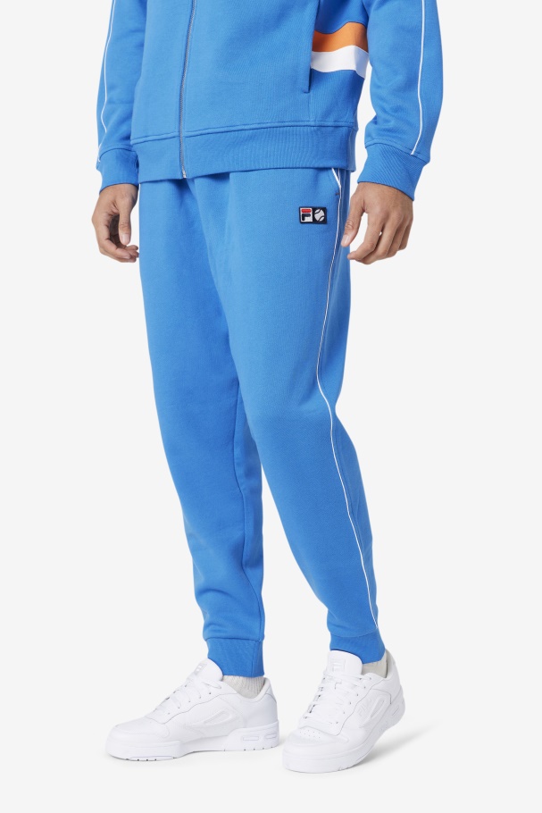 Strong Blue/White/Coral Rose Fila UK Townes Jogger