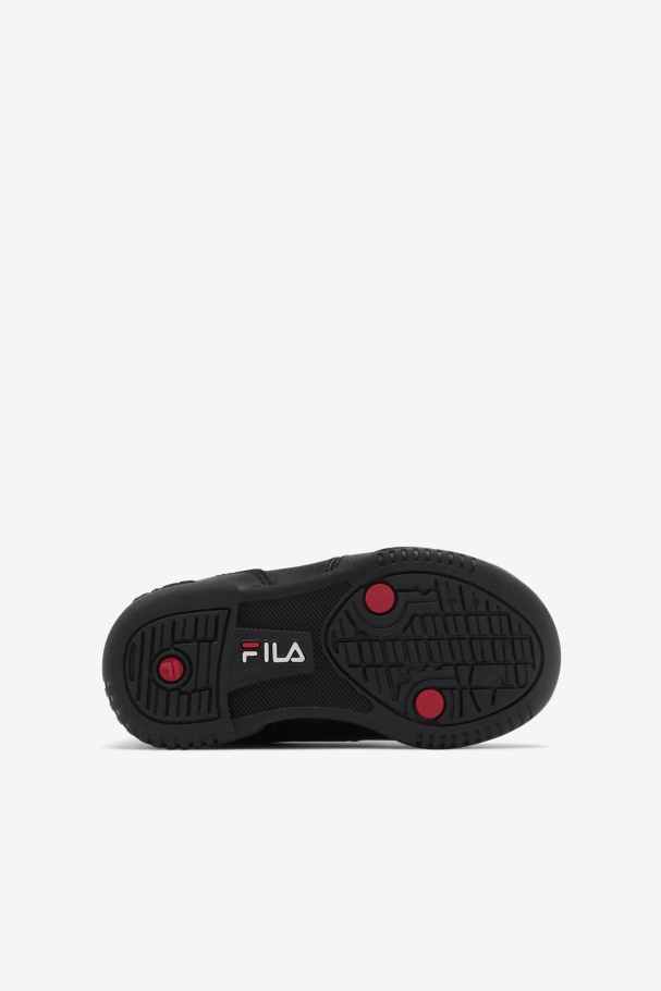 Black/Red/White Fila UK Toddler\'s Original Fitness