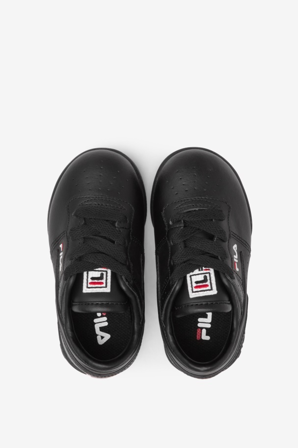 Black/Red/White Fila UK Toddler\'s Original Fitness