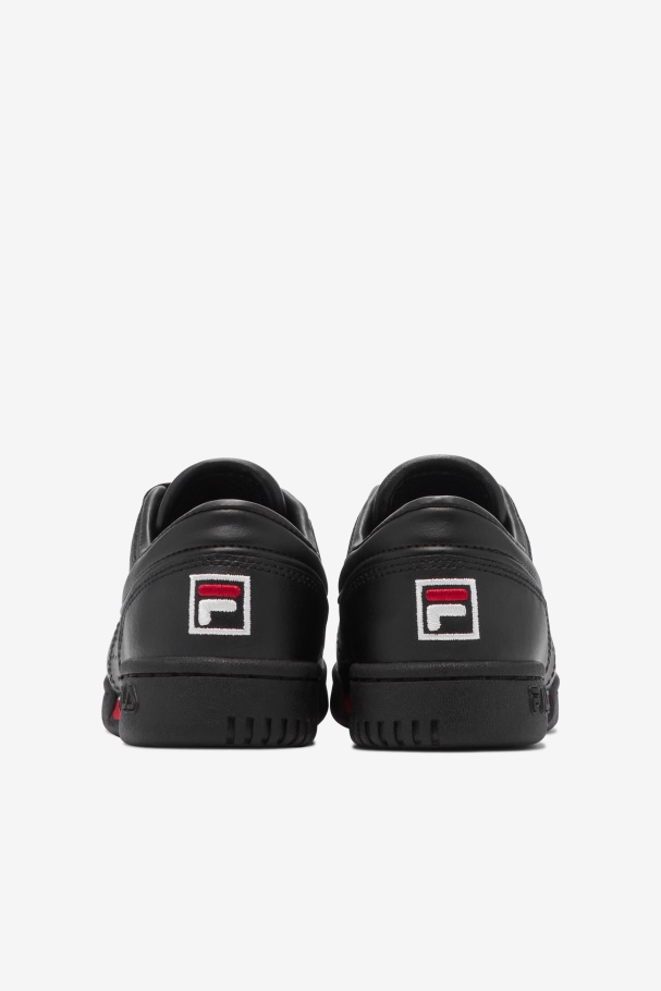 Black/Red/White Fila UK Toddler\'s Original Fitness