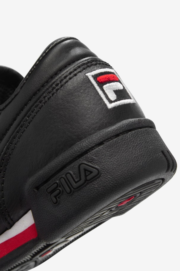 Black/Red/White Fila UK Toddler\'s Original Fitness
