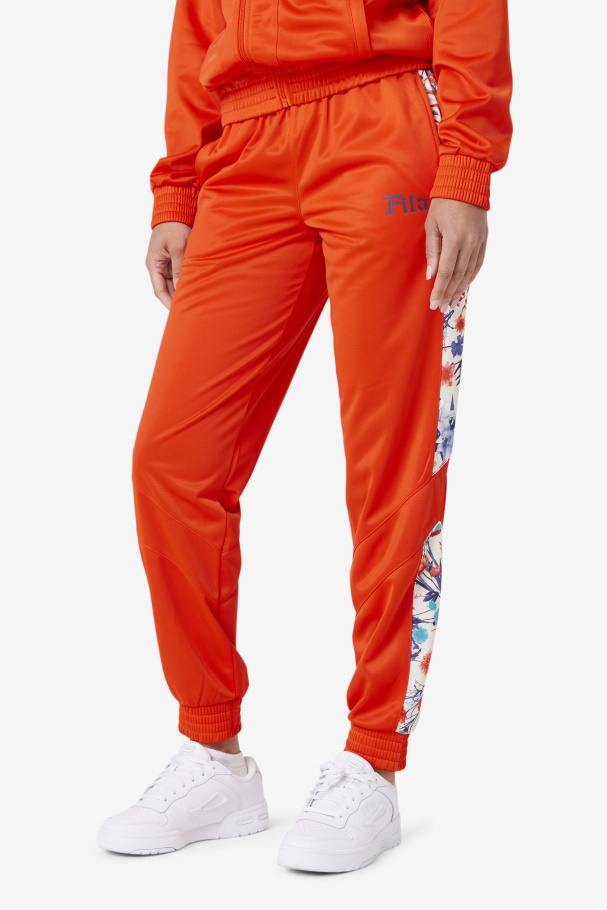 Kiara Track Pant Orange.Com Fila UK