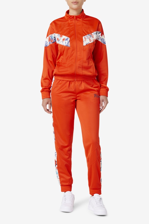 Kiara Track Pant Orange.Com Fila UK