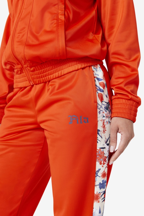Kiara Track Pant Orange.Com Fila UK