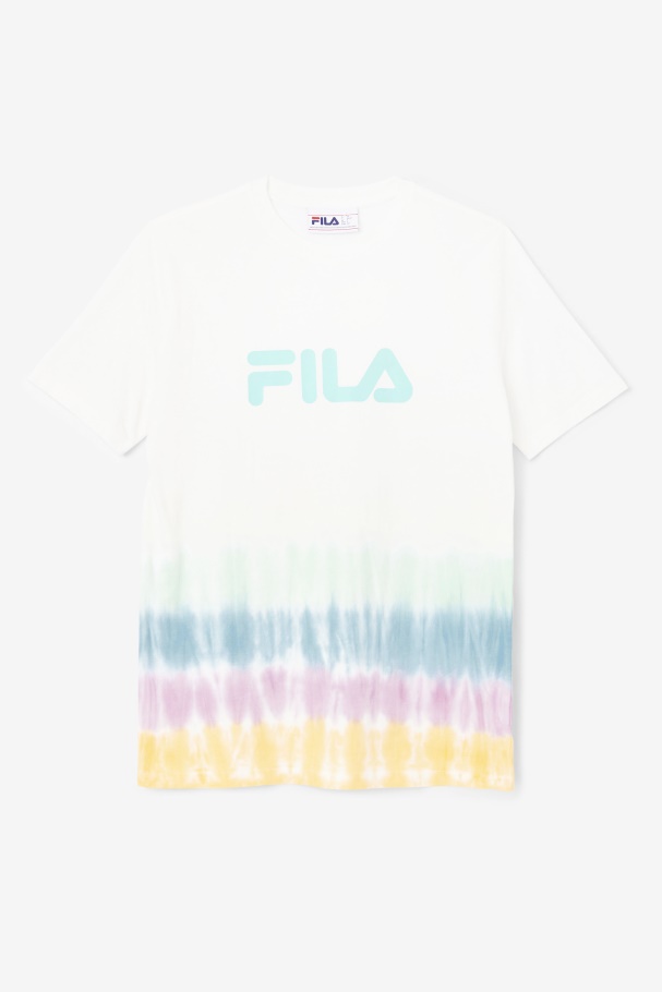 Fila UK White Tie Dye Alivia Tie Dye Tee