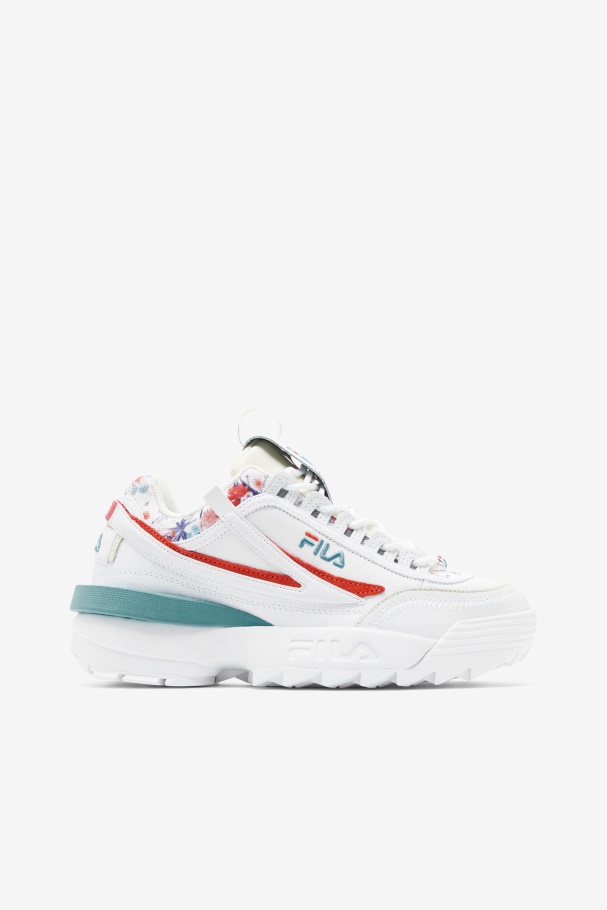Women's Disruptor 2 Exp Fila UK White/Tofu/Porcelain