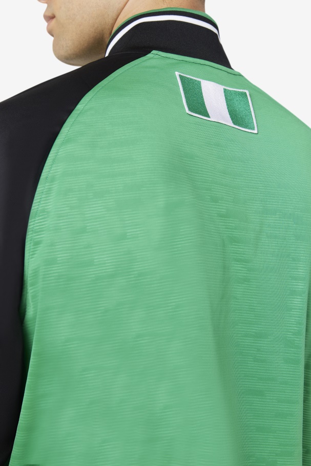 Nigeria Track Jacket Fila UK Jelly Bean/Black/White