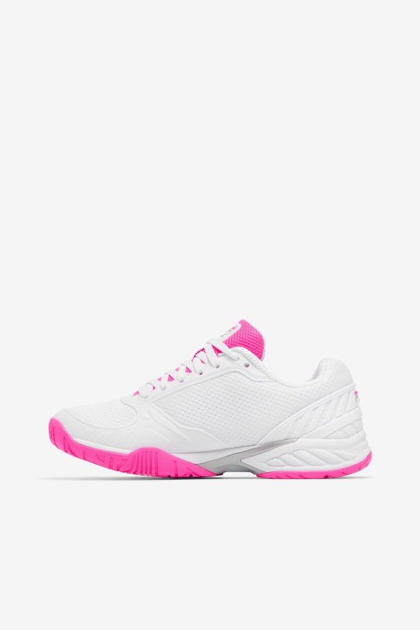 Fila UK White/Pink woMen\'s volley zone