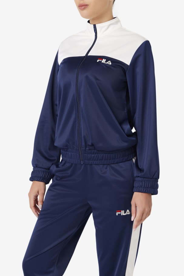 Navy McKenna Track Jacket Fila UK