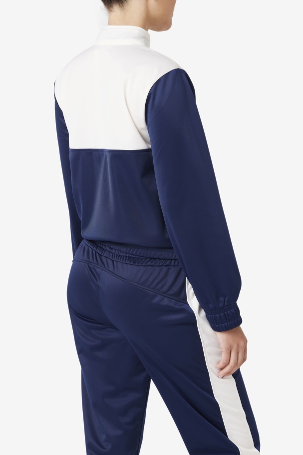 Navy McKenna Track Jacket Fila UK