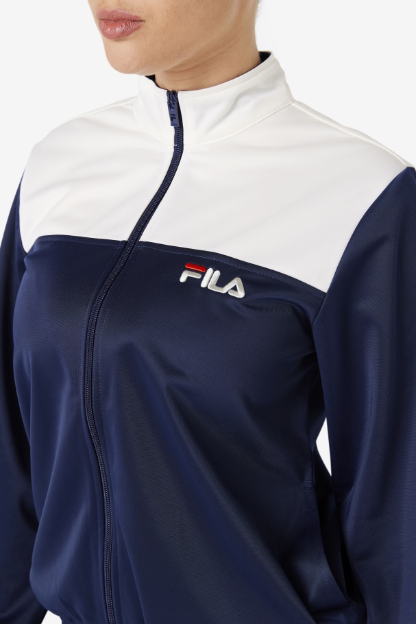 Navy McKenna Track Jacket Fila UK
