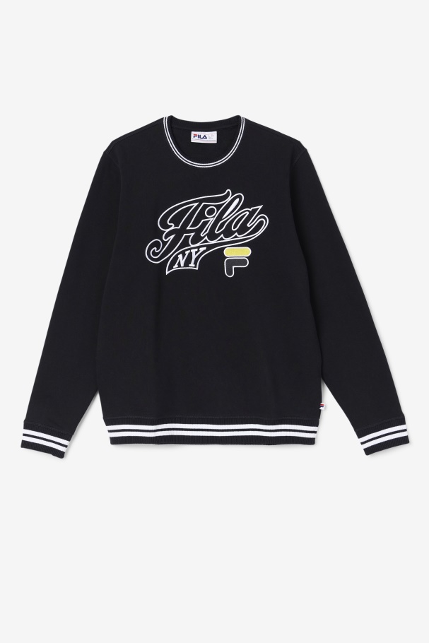 Fila UK Black/White/Mimosa Taylor Crewneck Sweatshirt