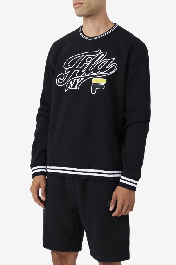 Fila UK Black/White/Mimosa Taylor Crewneck Sweatshirt