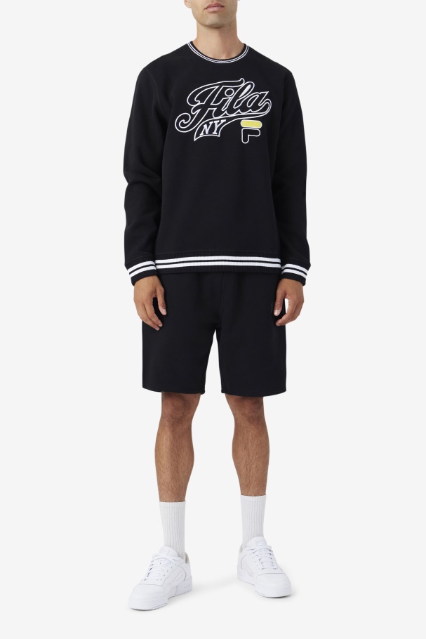 Fila UK Black/White/Mimosa Taylor Crewneck Sweatshirt