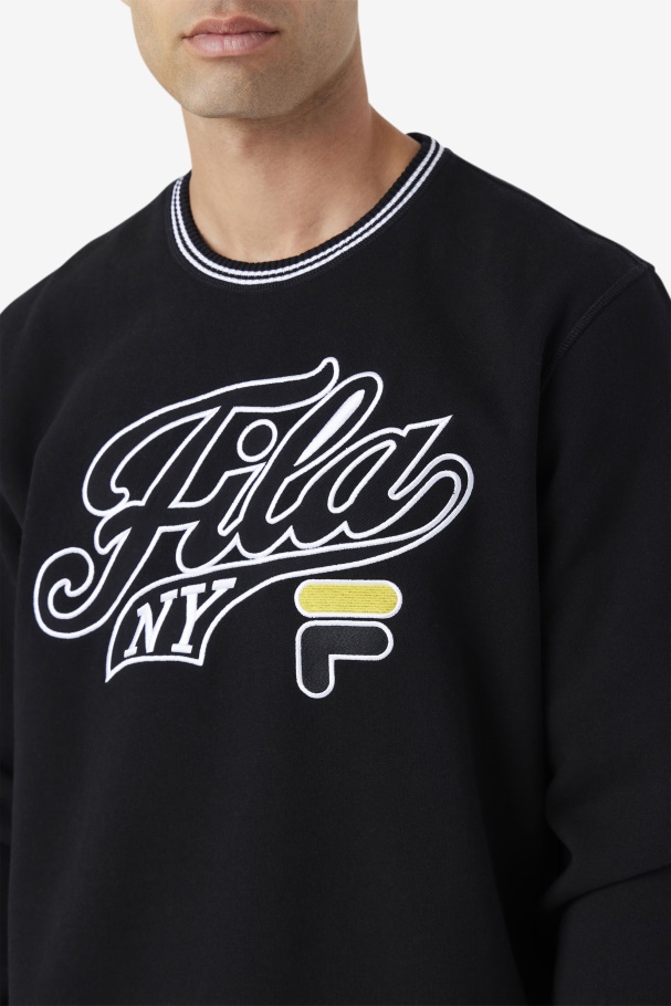 Fila UK Black/White/Mimosa Taylor Crewneck Sweatshirt