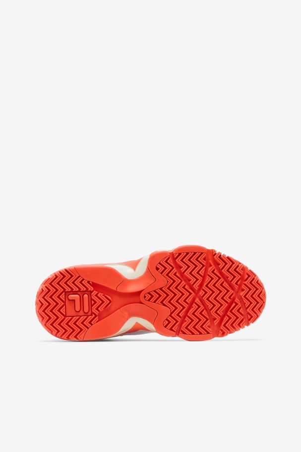 Women\'s Mb White/Mandarin Red/Gardenia Fila UK