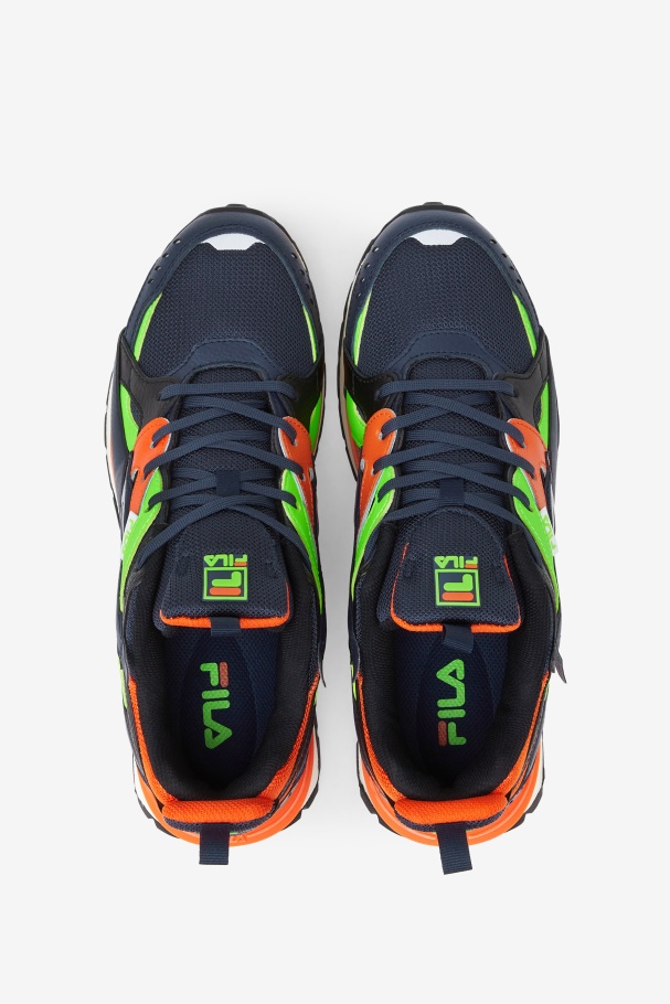 Men\'s Sandenal Blue/Red Orange/Green Fila UK