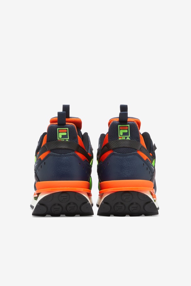 Men\'s Sandenal Blue/Red Orange/Green Fila UK