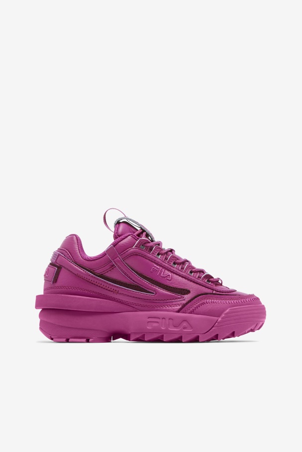Rouge/Grape Wine Fila UK Women's Disruptor 2 Exp