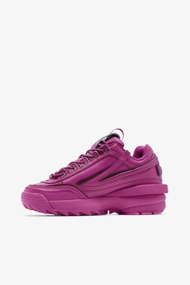 Rouge/Grape Wine Fila UK Women\'s Disruptor 2 Exp