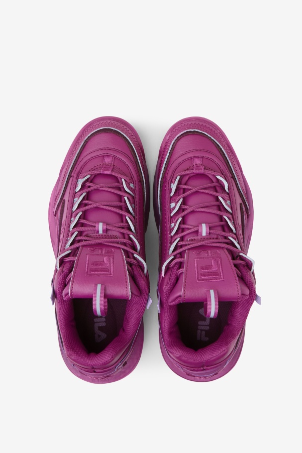 Rouge/Grape Wine Fila UK Women\'s Disruptor 2 Exp