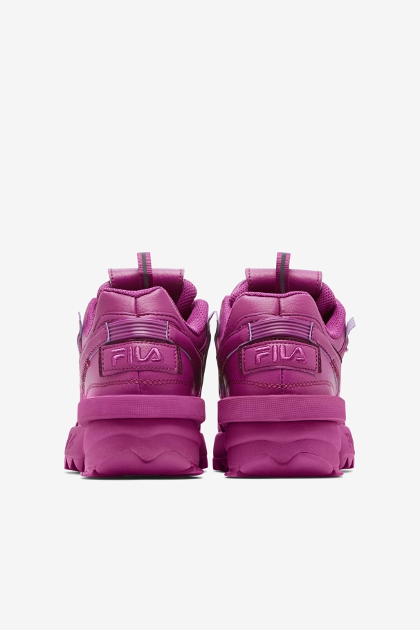 Rouge/Grape Wine Fila UK Women\'s Disruptor 2 Exp