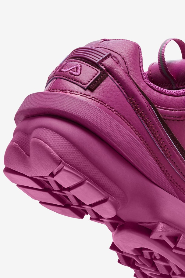 Rouge/Grape Wine Fila UK Women\'s Disruptor 2 Exp