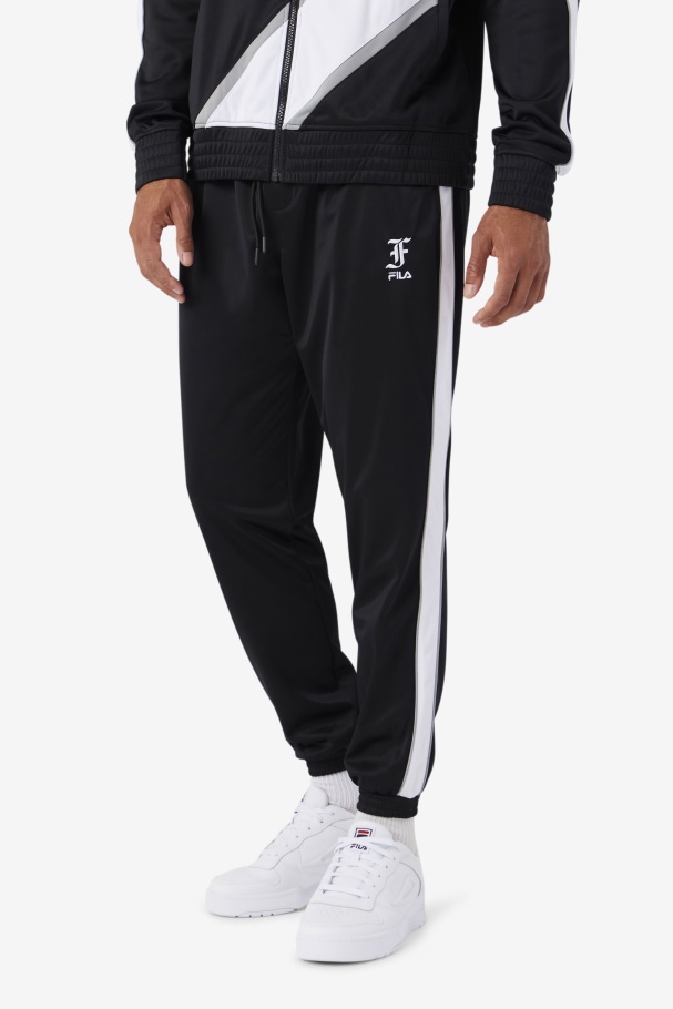 Black/White/Monument Runi Track Pant Fila UK