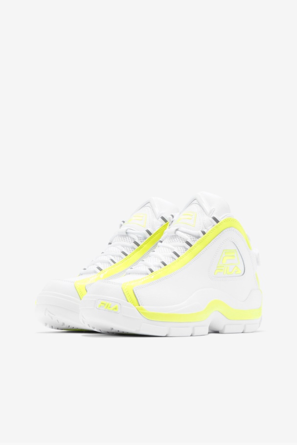 Fila UK White/Yellow Women\'s Grant Hill 2