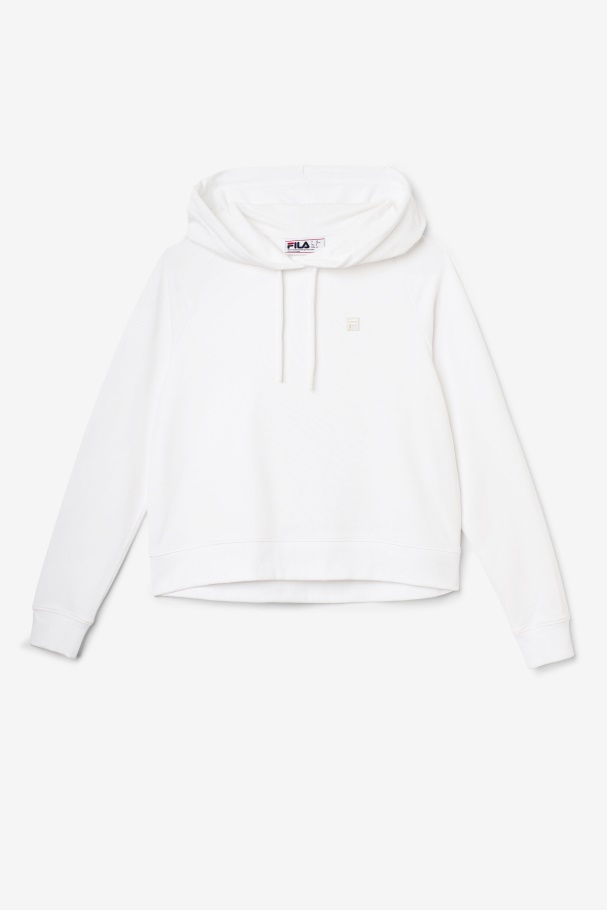 White Fila UK Valeria Hoodie