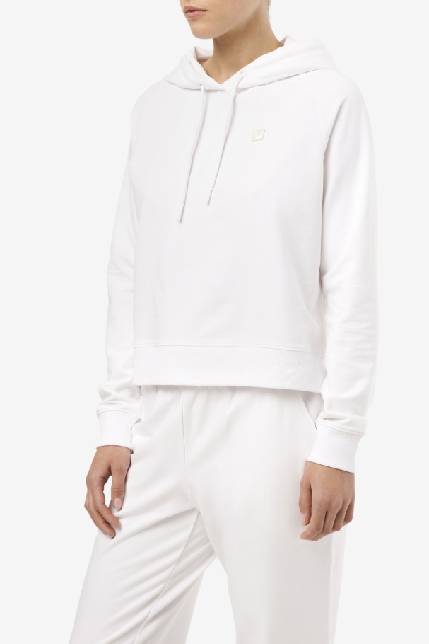 White Fila UK Valeria Hoodie
