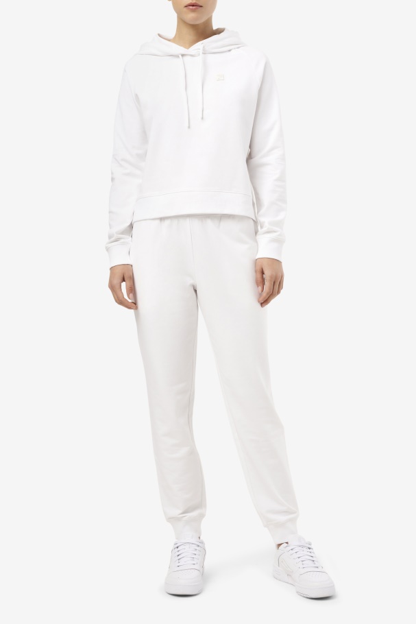 White Fila UK Valeria Hoodie