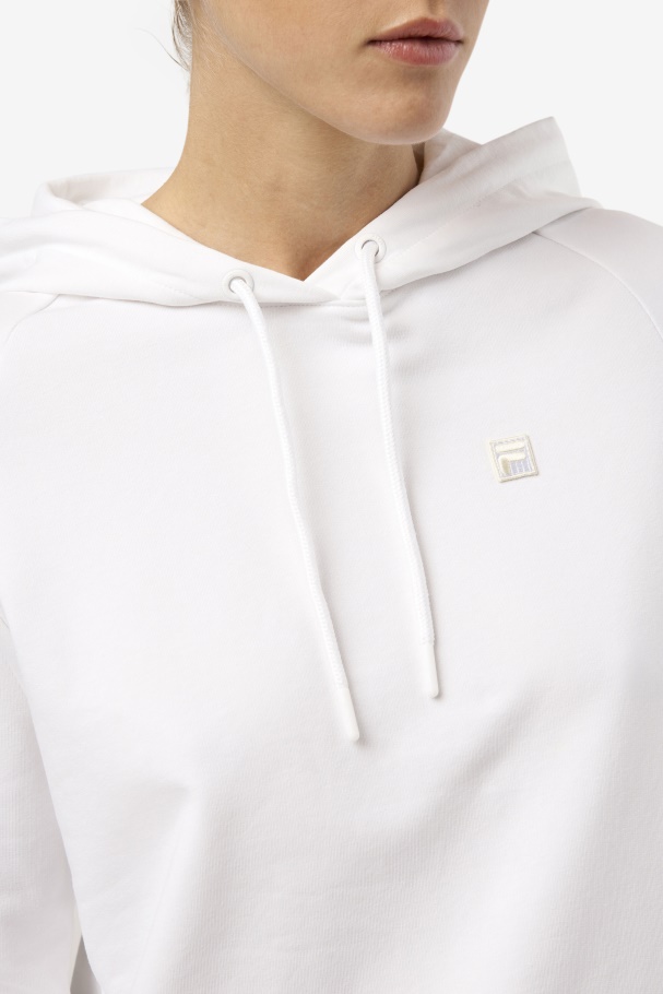 White Fila UK Valeria Hoodie
